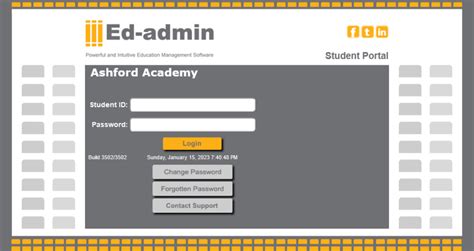ashford student portal|home page .